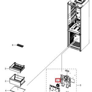 Motor ventilador frigorífico Samsung
